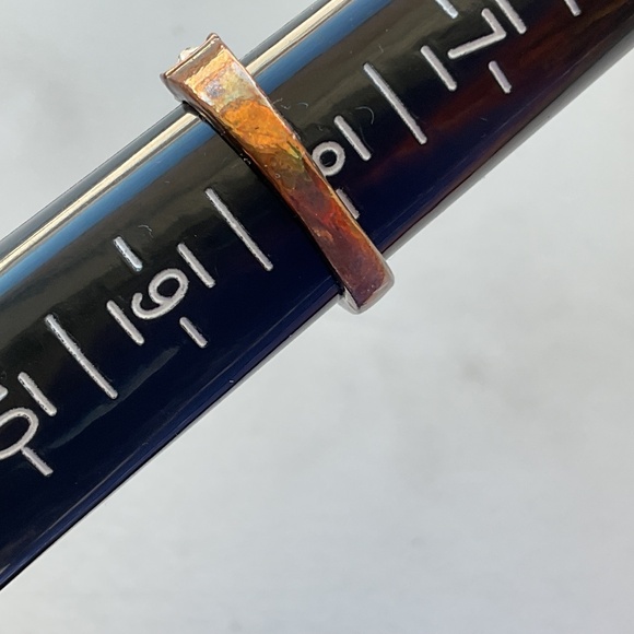 Vintage Cross Ring Crystal Copper size 8.25 - Picture 3 of 15